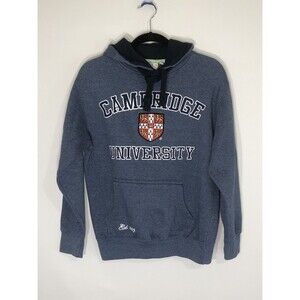 University of Cambridge Licensed Hoodie Women’s S Blue Embroidered Sweatshirt